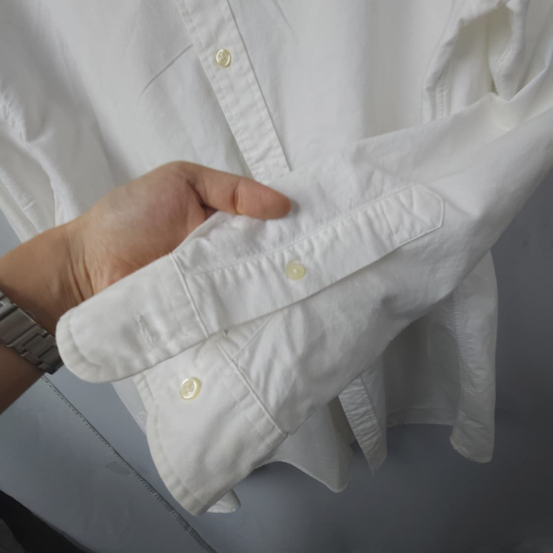 77(110) 폴로랄프로렌 정품 긴팔 셔츠 화이트  상품이미지7