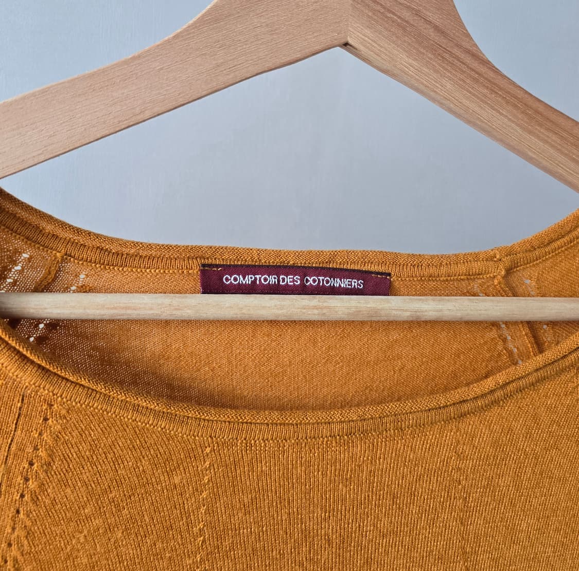 머스터드 골드 울 니트 상품이미지5