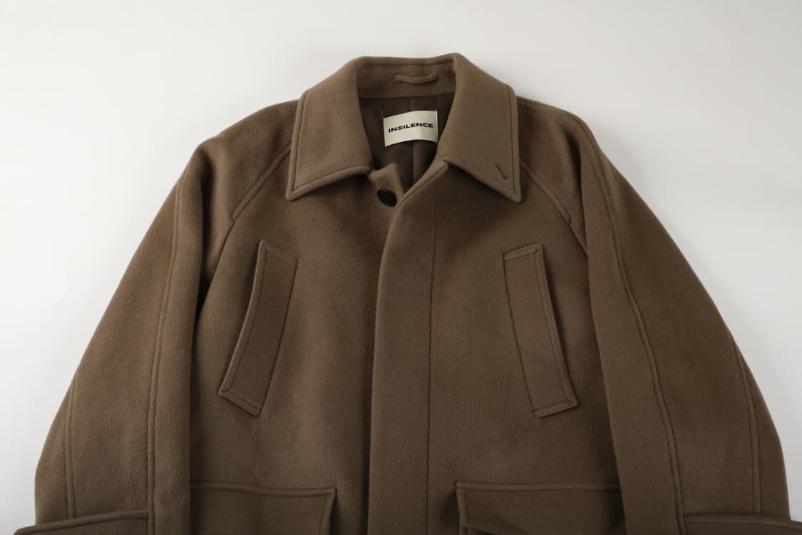 [M] 인사일런스 오버사이즈 발마칸 코트 상품이미지2