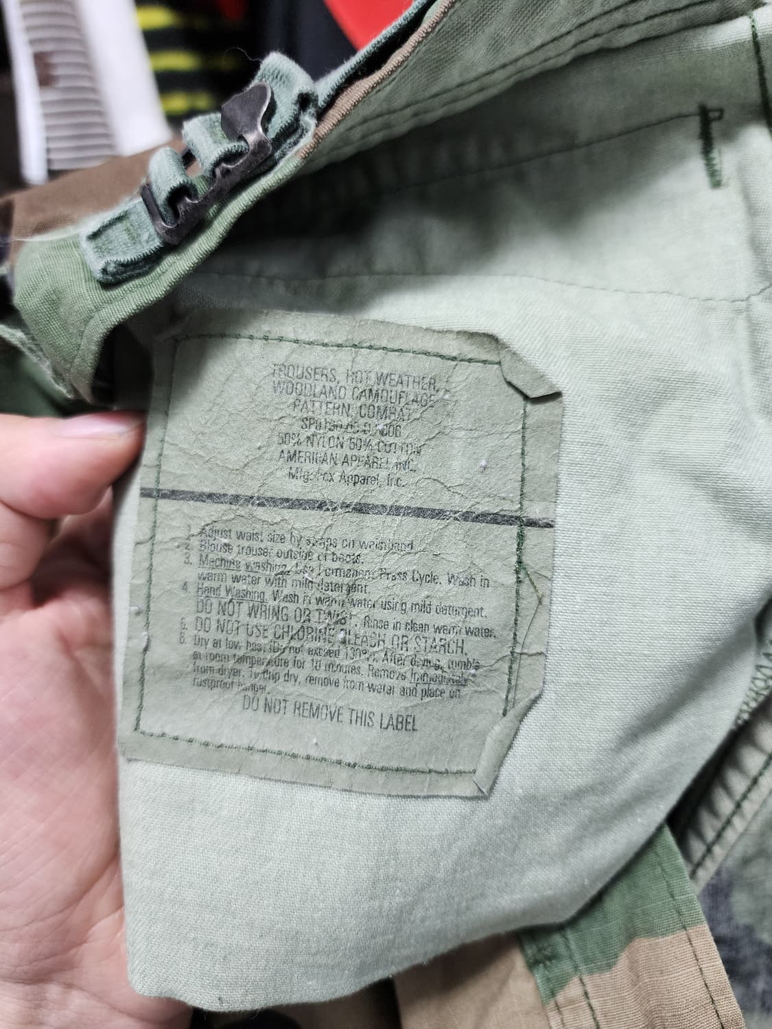 미군 우드랜드 BDU 밀리터리 팬츠 상품이미지5