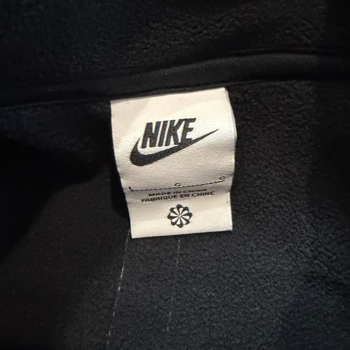 Nike (W)크롭 플리스 풀오버 하프집업 맨투맨 상품이미지3