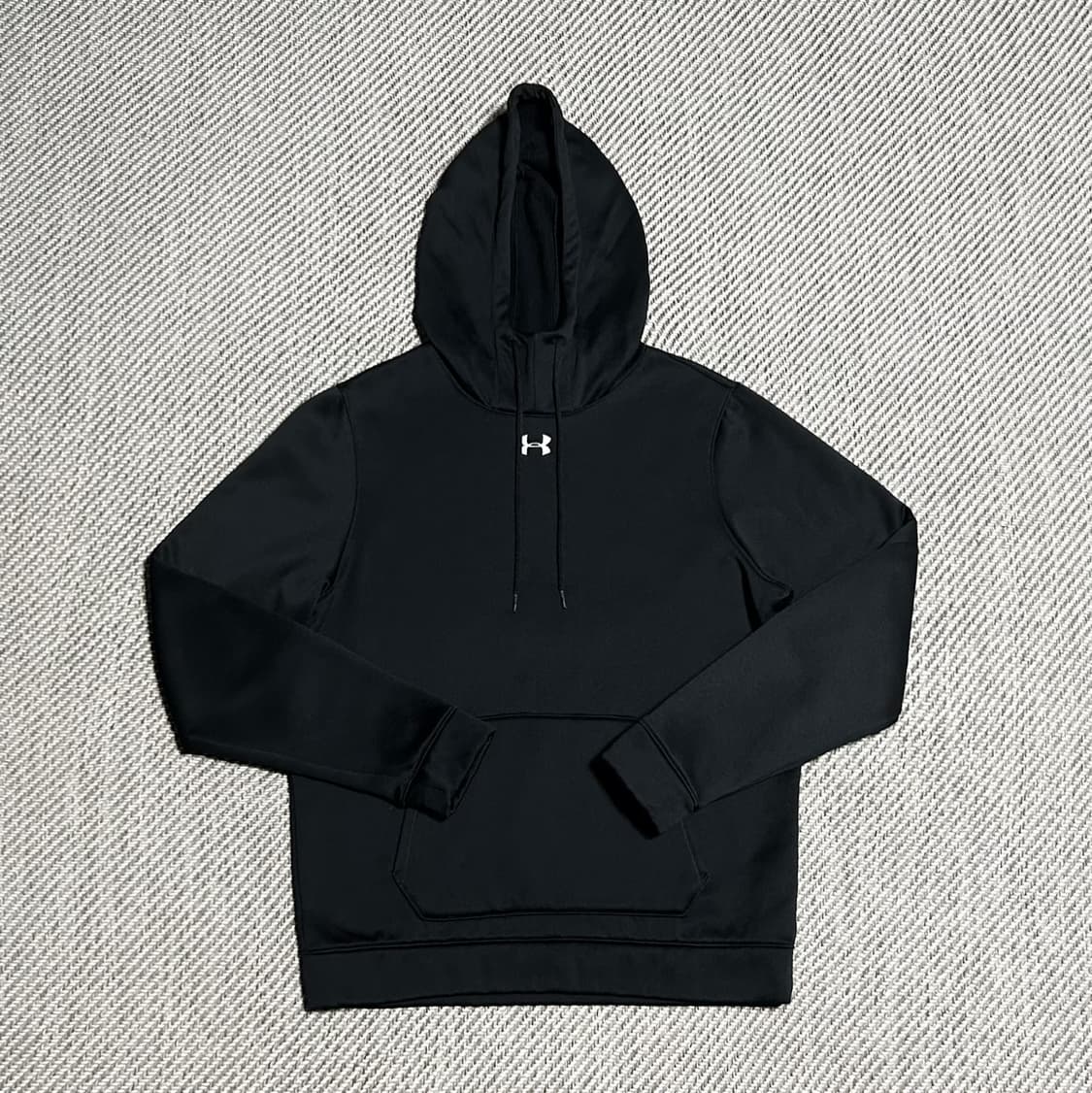 [S] Underarmour 언더아머 기모 블랙 후드티 상품이미지1