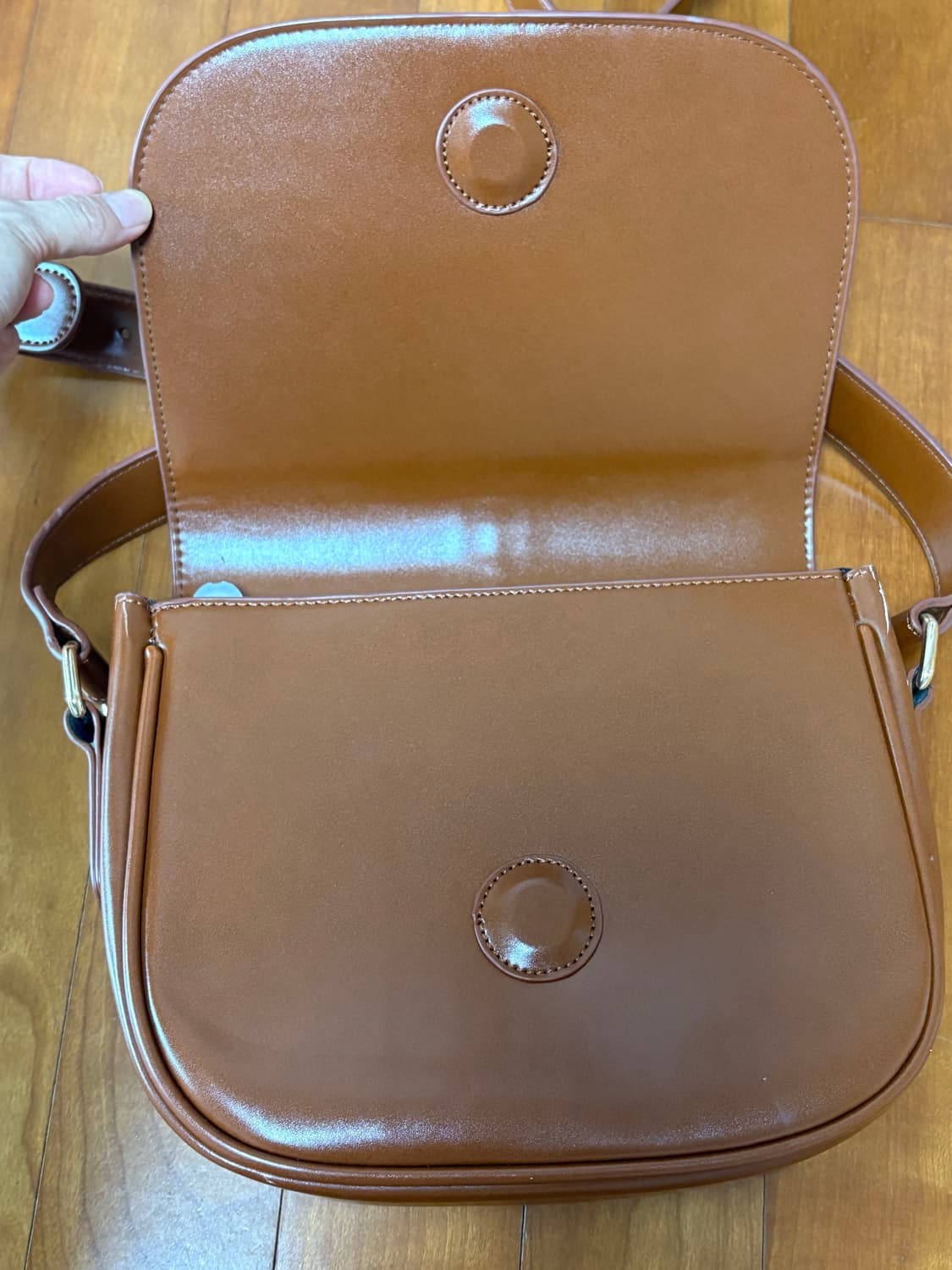 브라운 크로스백 상품이미지4