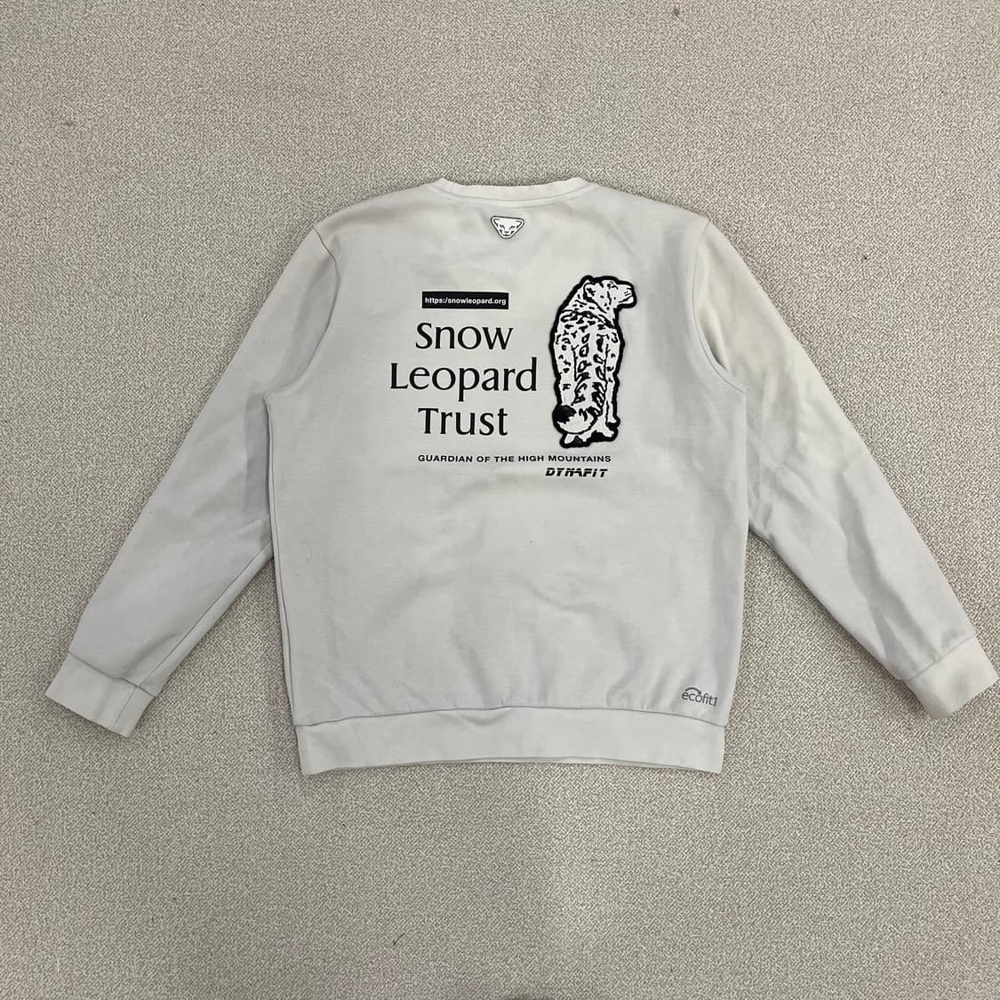 [L] 다이나핏 스노우 레오파드 맨투맨 스웻셔츠 0120M1 상품이미지4
