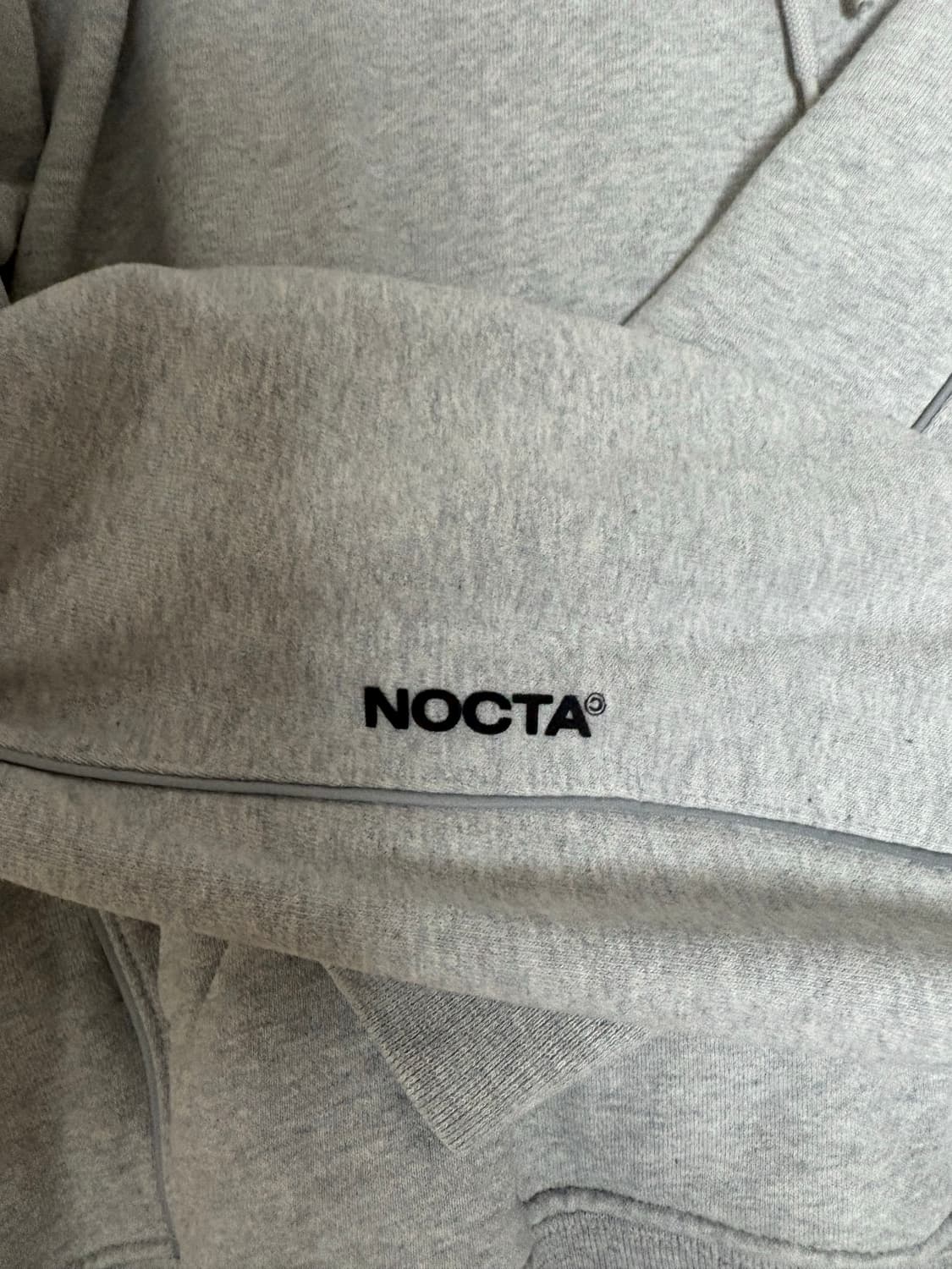 나이키 x 드레이크 녹타 카디널 스탁 에센셜 후드 그레이 m 상품이미지2