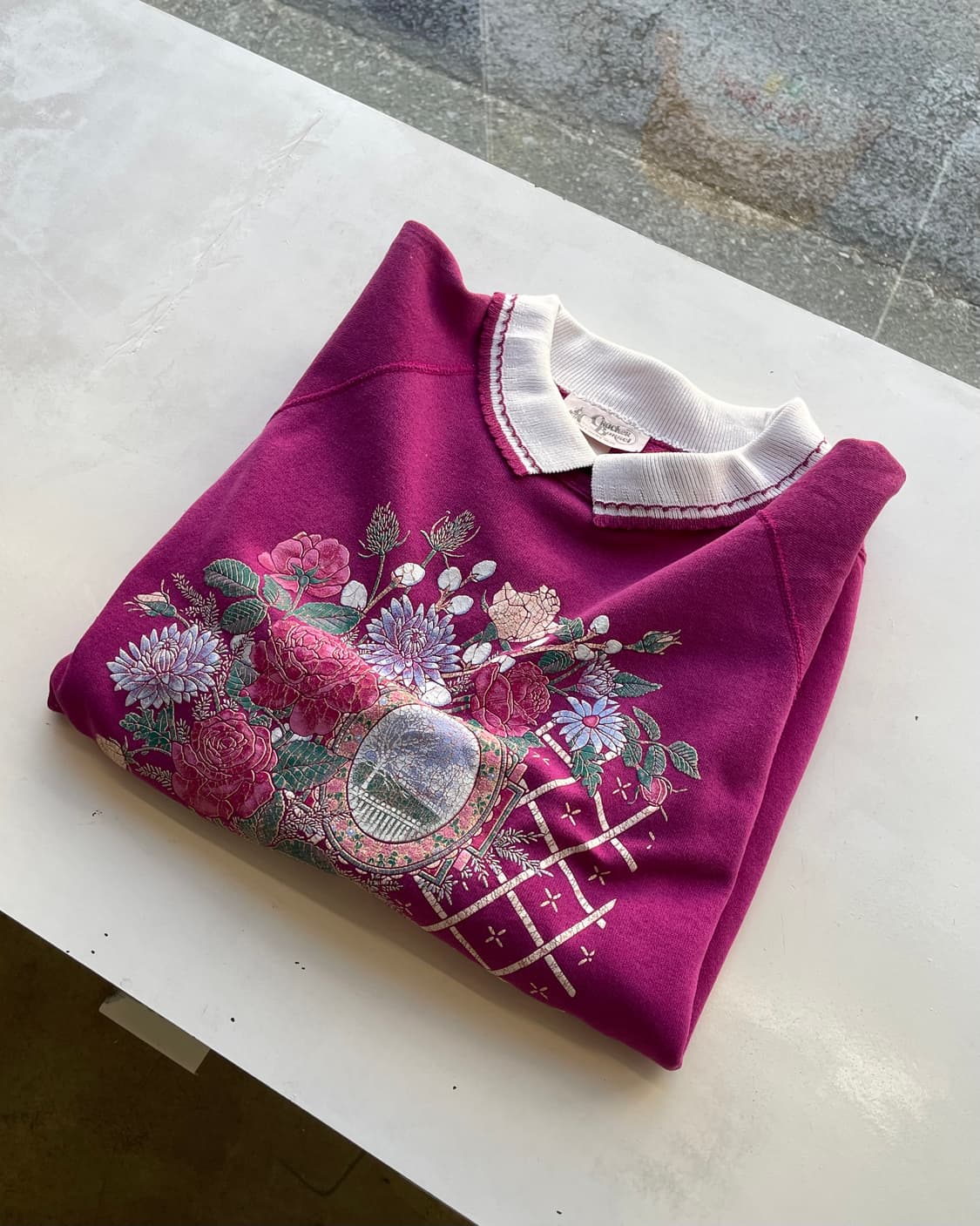 90’s USA vintage ‘Flowers’ sweatshirt 💐 상품이미지7