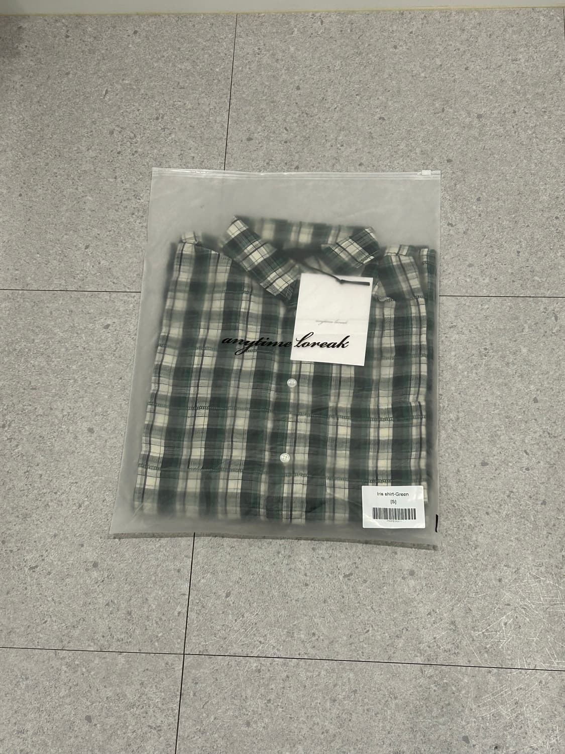 애니타임로릭 Iris shirt-Green (S) 상품이미지1