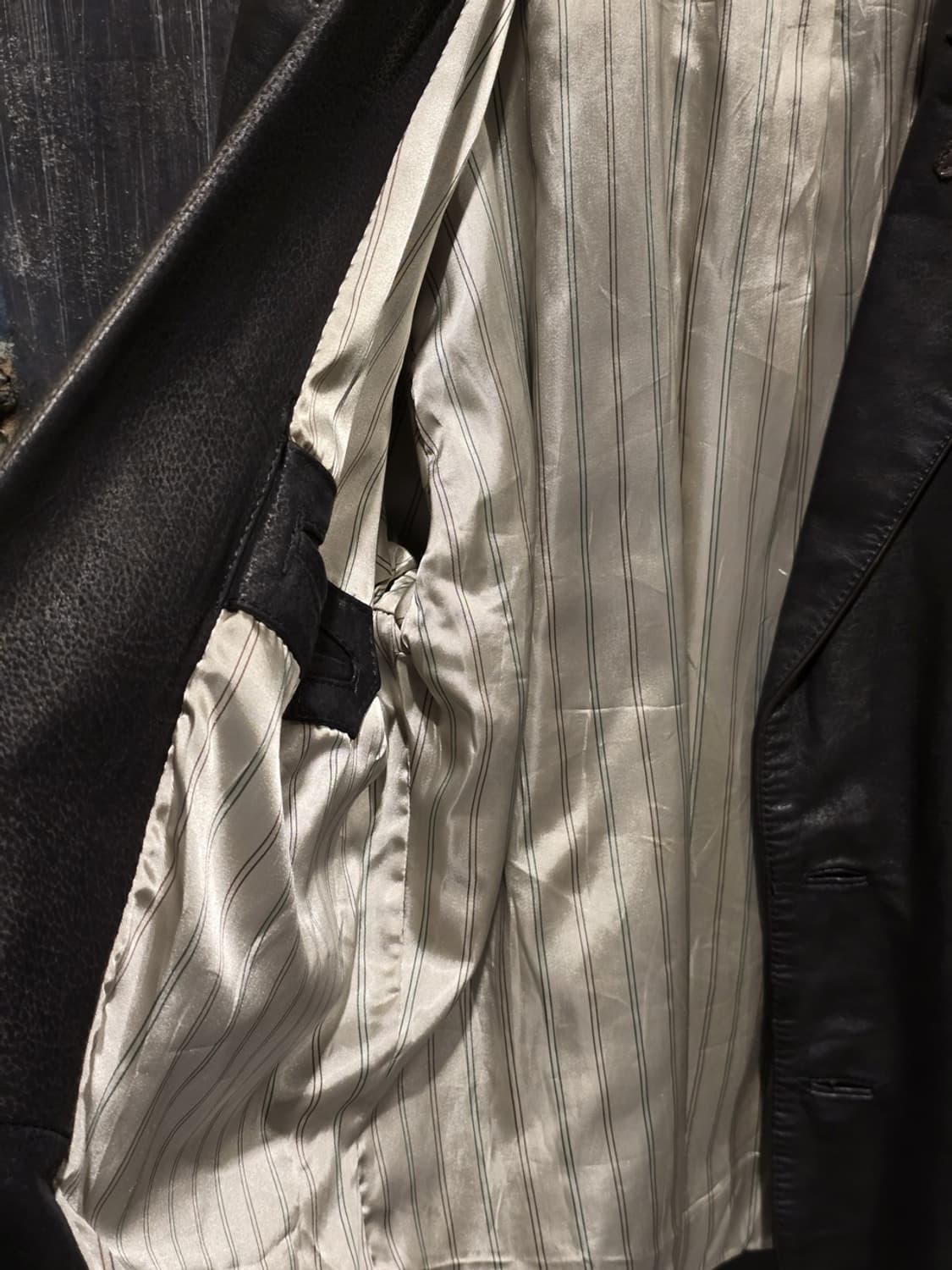 80s Leather Jacket/made in Italy 상품이미지4