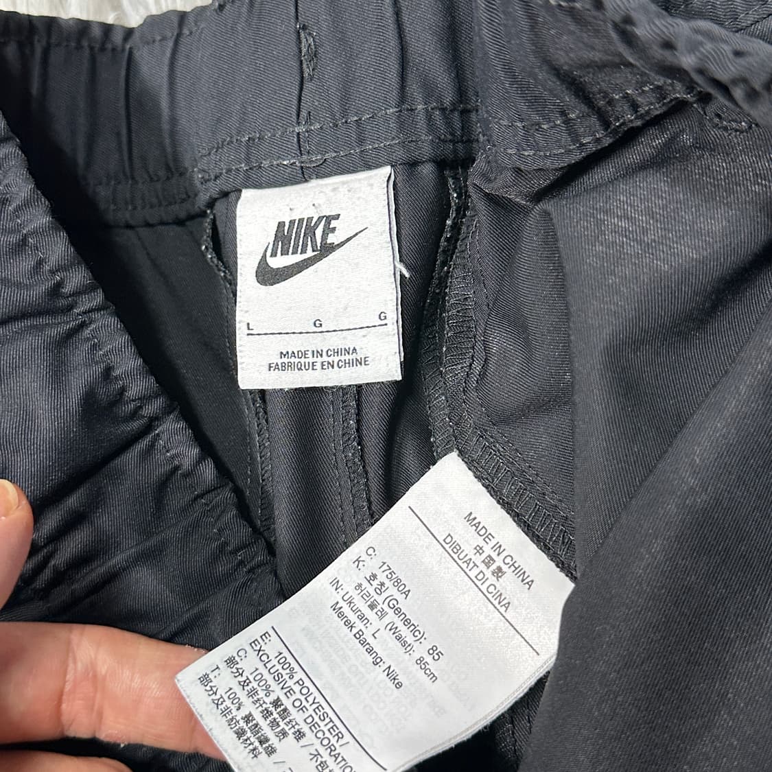 나이키 nsw 블랙팬츠 L 상품이미지3