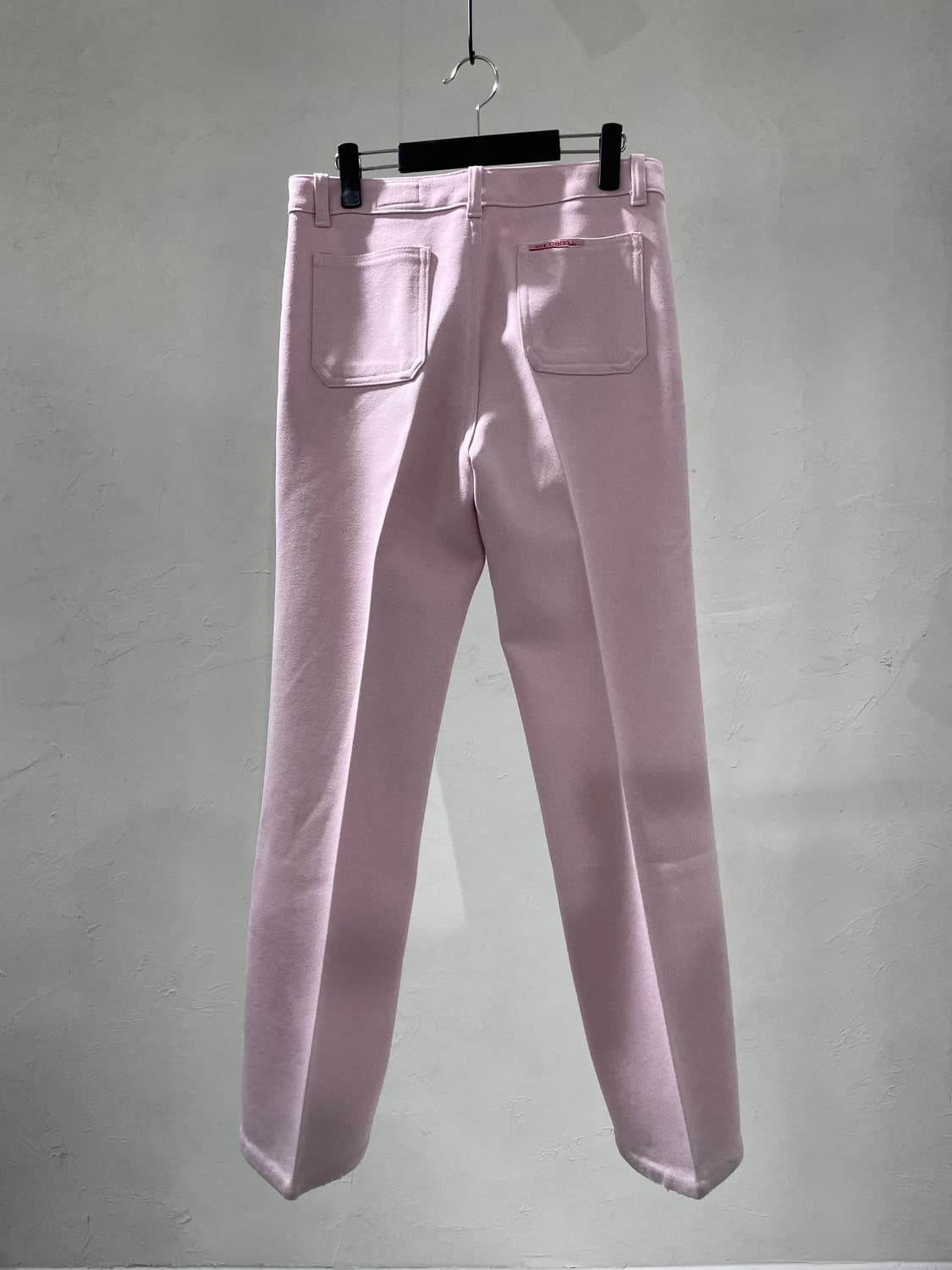 80s ROX penny 핑크 폴리 부츠컷 팬츠 상품이미지4