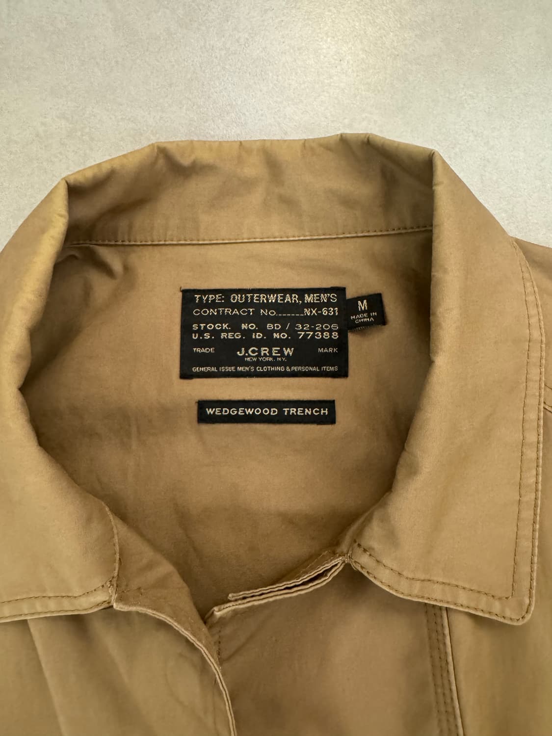 J.crew 트렌치코트 사이즈 M 상품이미지3