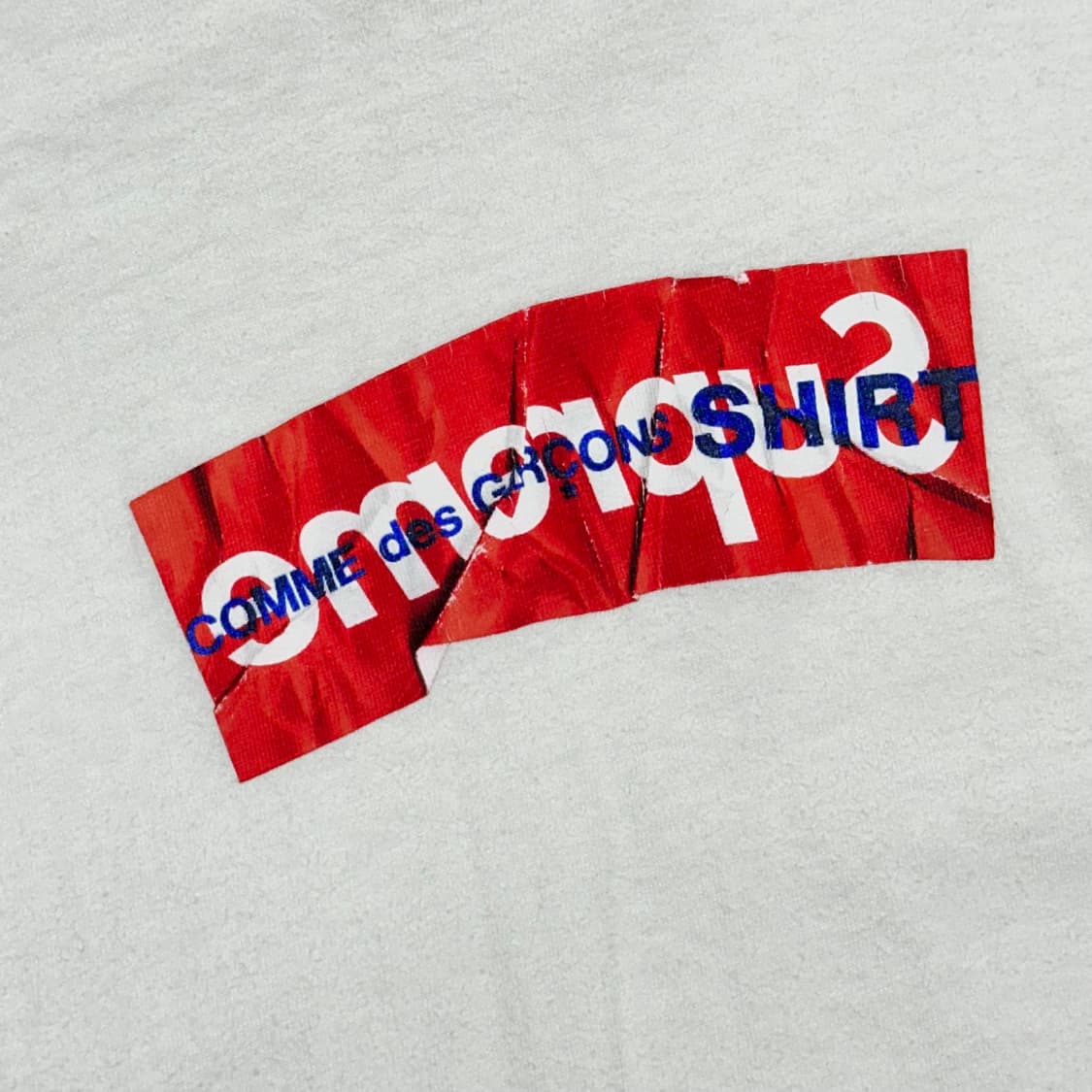 슈프림 꼼데가르송 박스로고 반팔티셔츠 상품이미지3