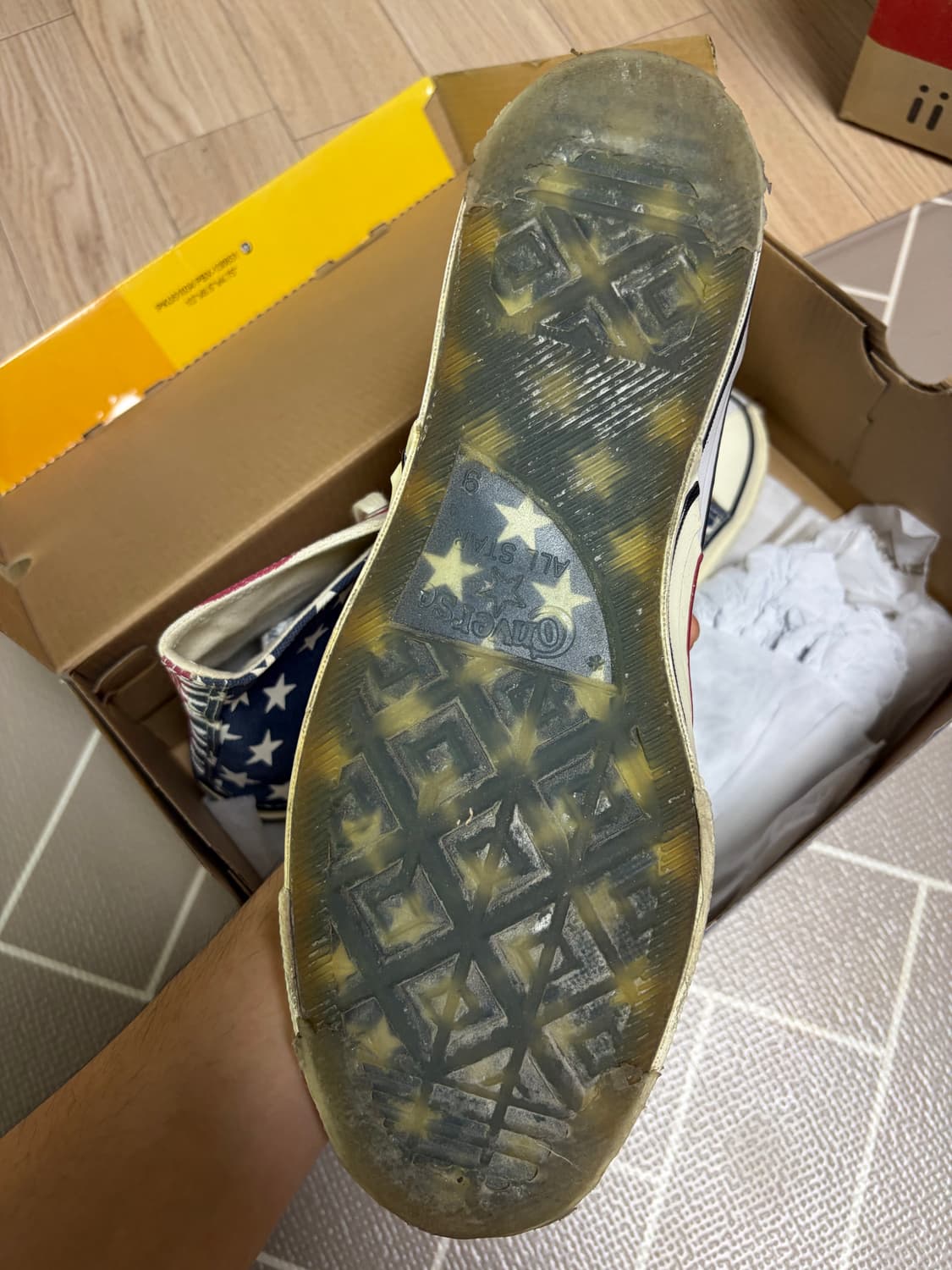 275 컨버스 척 70 하이 아카이 브 리스트럭처드 성조기 상품이미지2