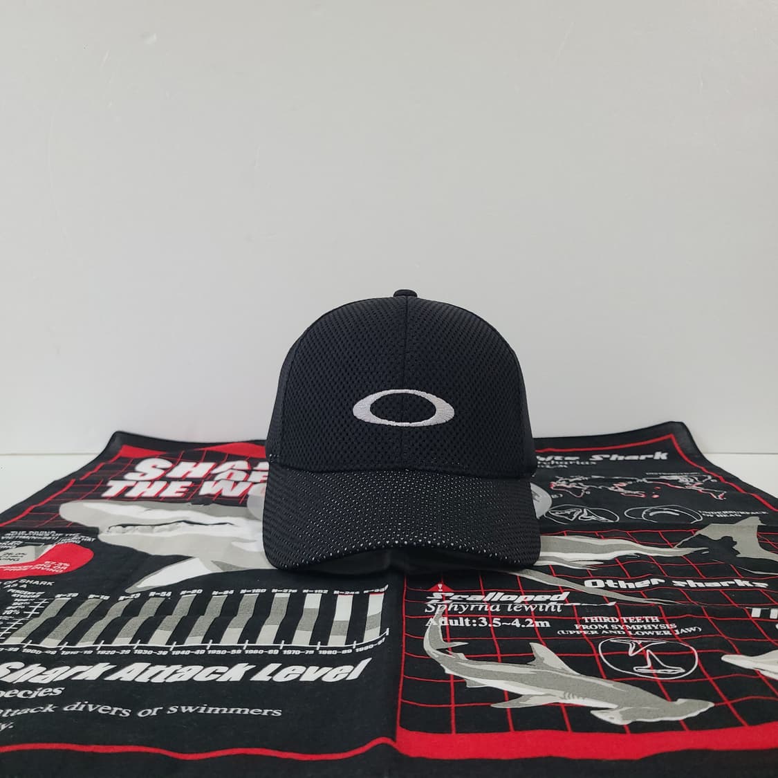 90s 빈티지 오클리 소프트웨어 블랙 나일론 메쉬캡 모자 볼캡 (대두) 상품이미지2