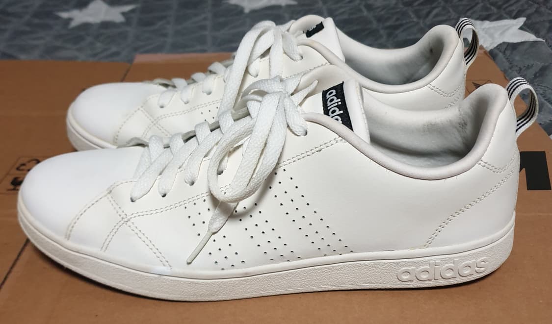 아디다스 베이스 코트 클라우드 쉐도우 화이트 스니커즈 (270) 상품이미지2