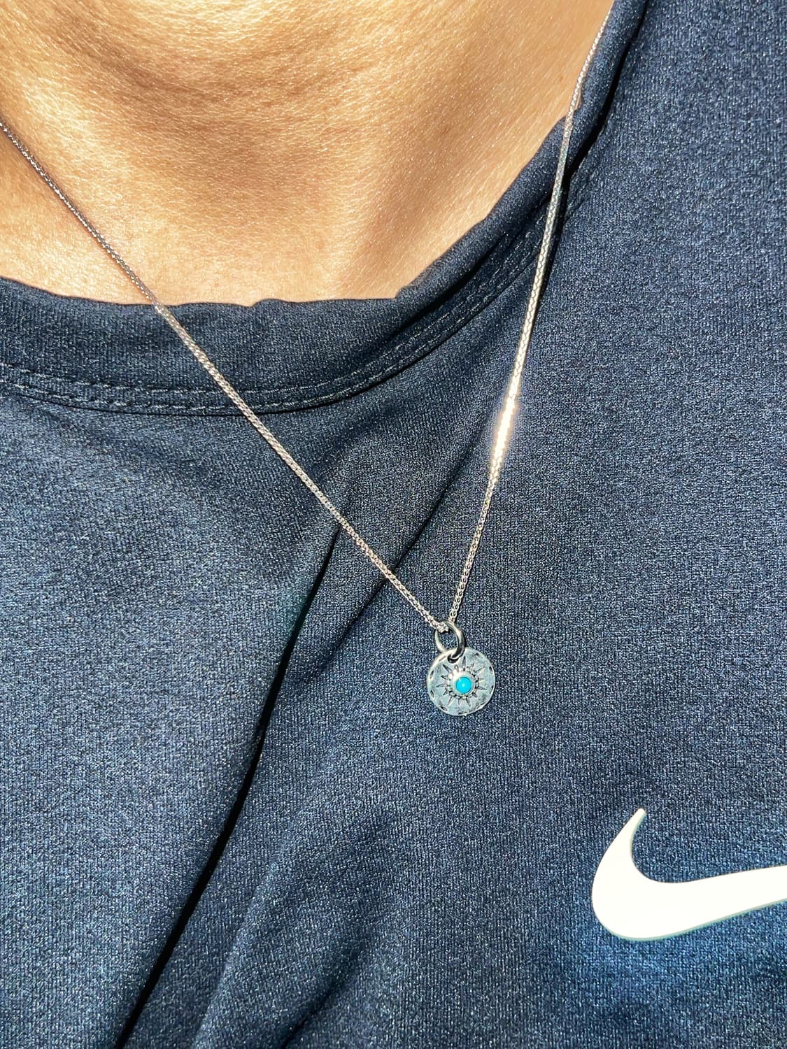 빈티지무드 터키석 썬 실버목걸이 (Silver 925 Chain) 상품이미지6