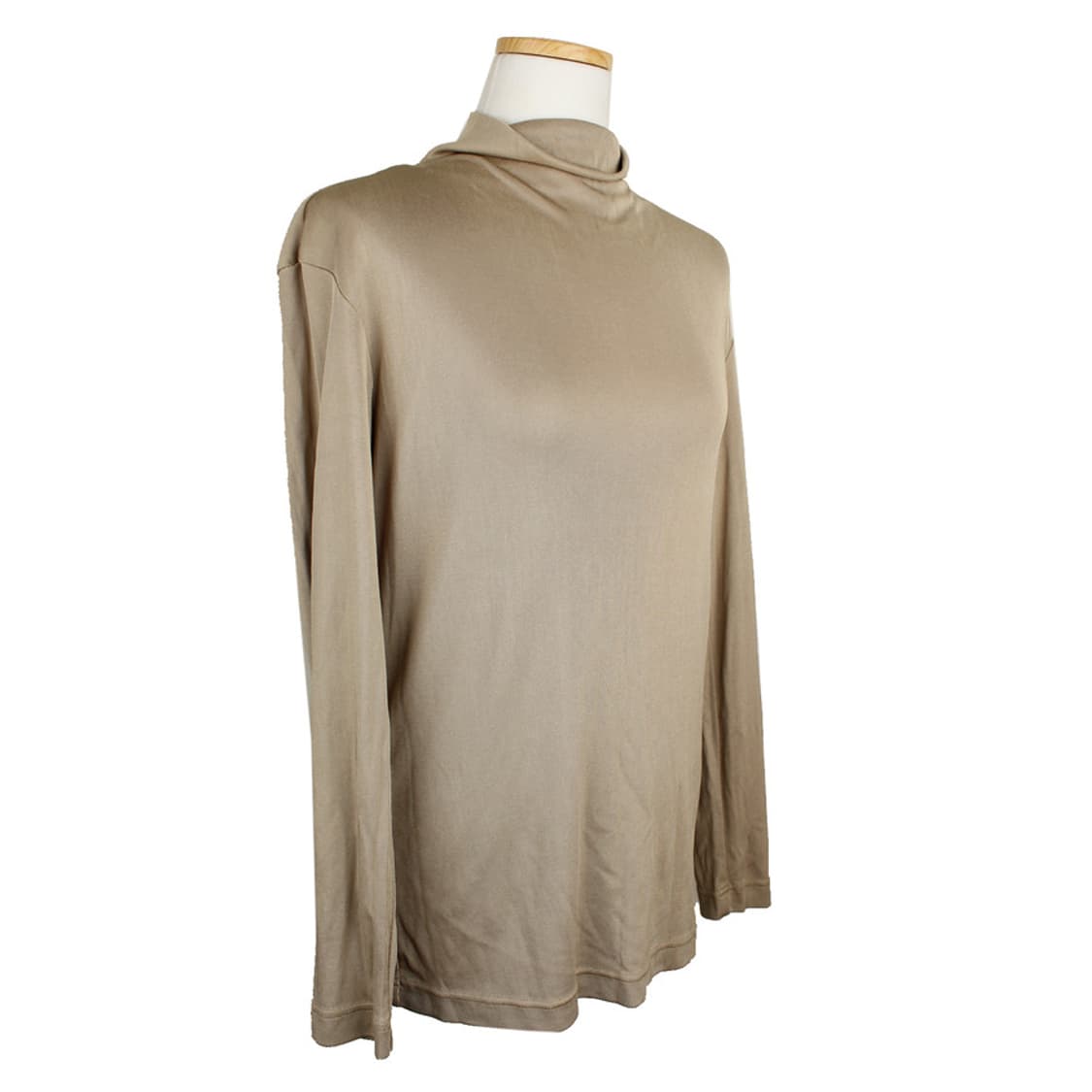 이세이 골드베이지 골지 터틀넥 상의(M) 상품이미지2