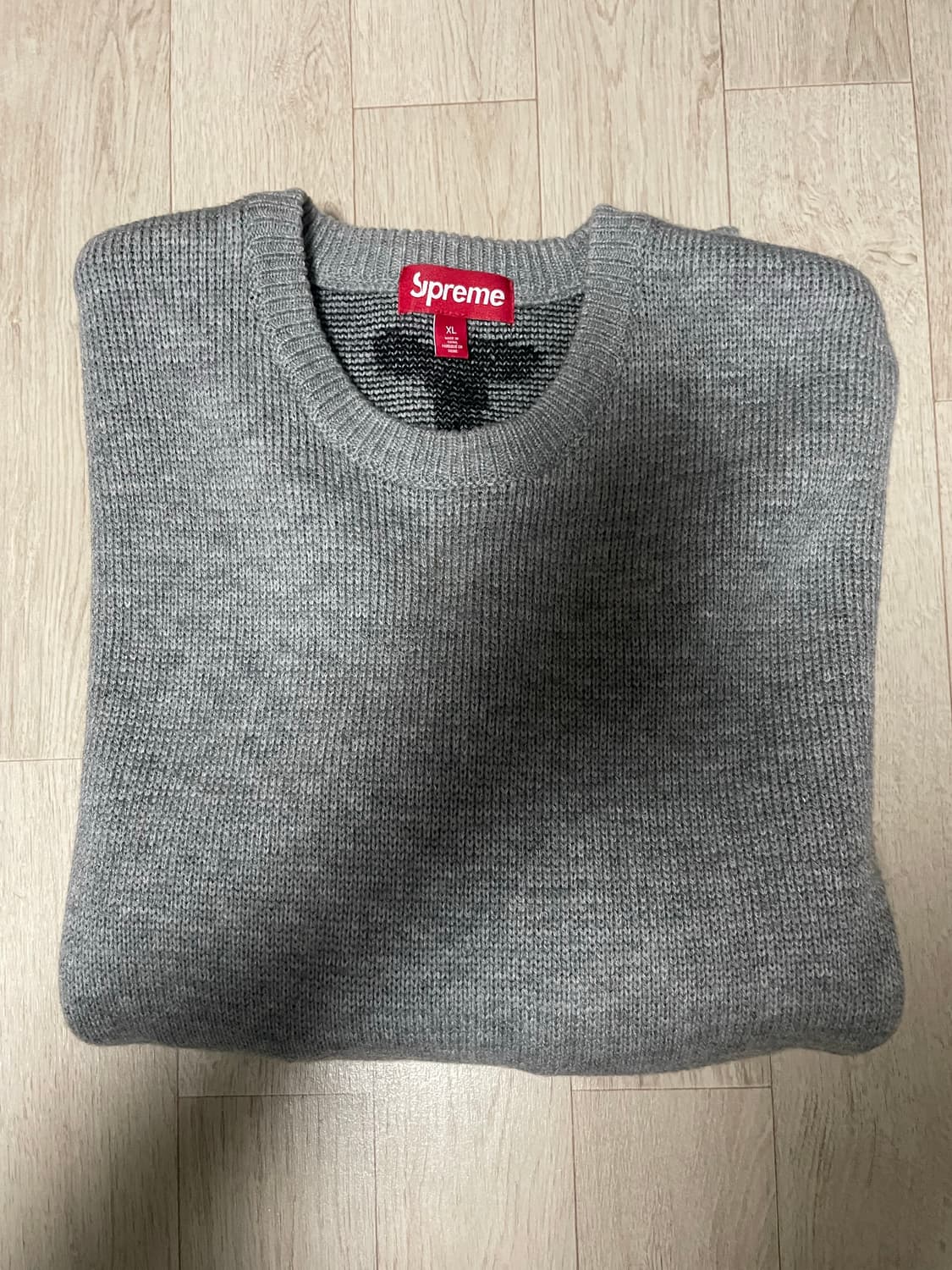 [XL] 슈프림x트레셔 스웨터 그레이 상품이미지1