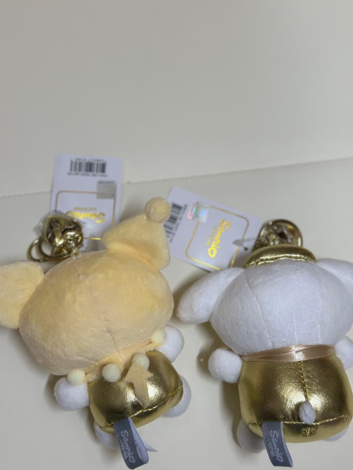 산리오 정품/마이멜로디/폼폼푸린 하트골드 인형 키링 상품이미지4