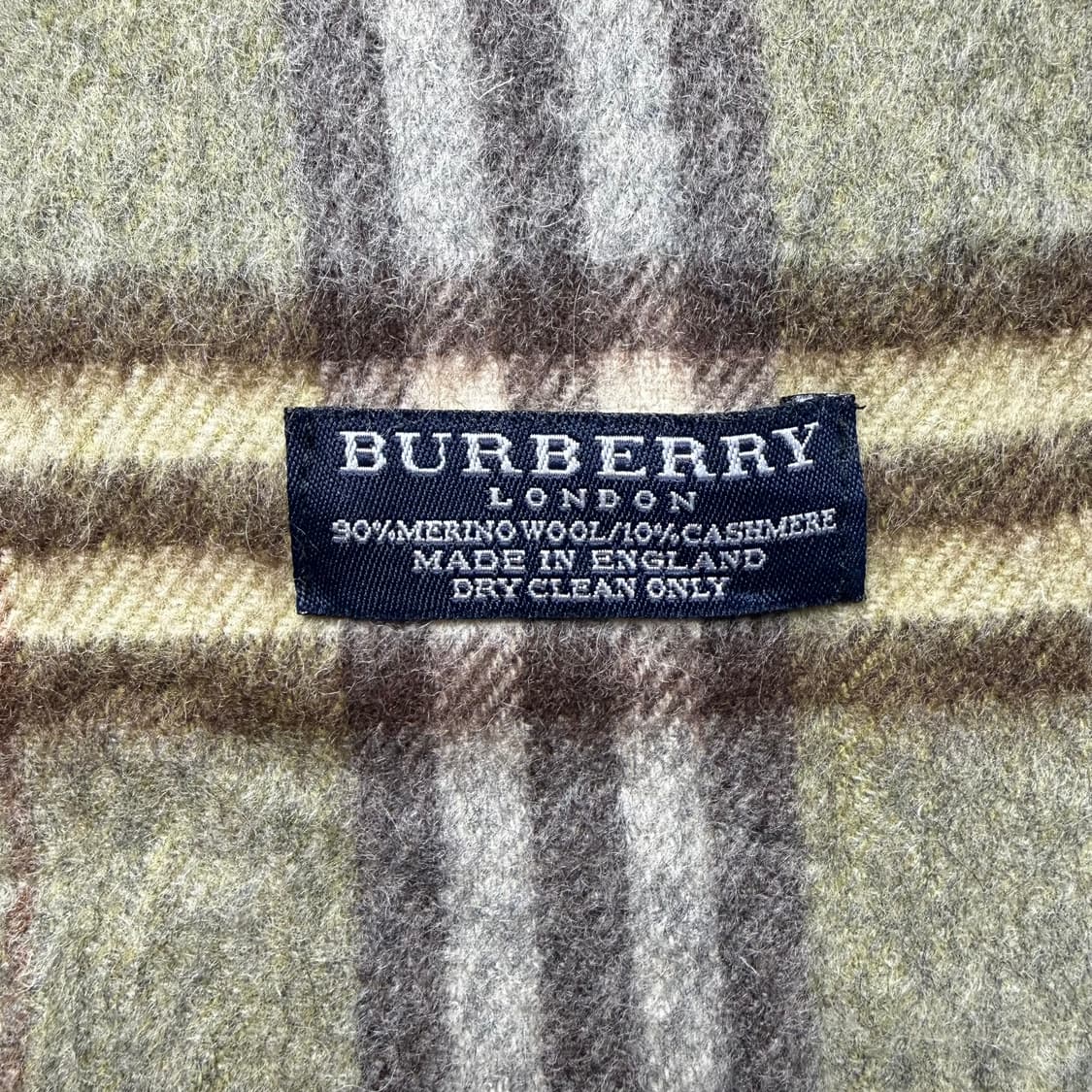 버버리 캐시미어 메리노울 노바체크 머플러 목도리 상품이미지2