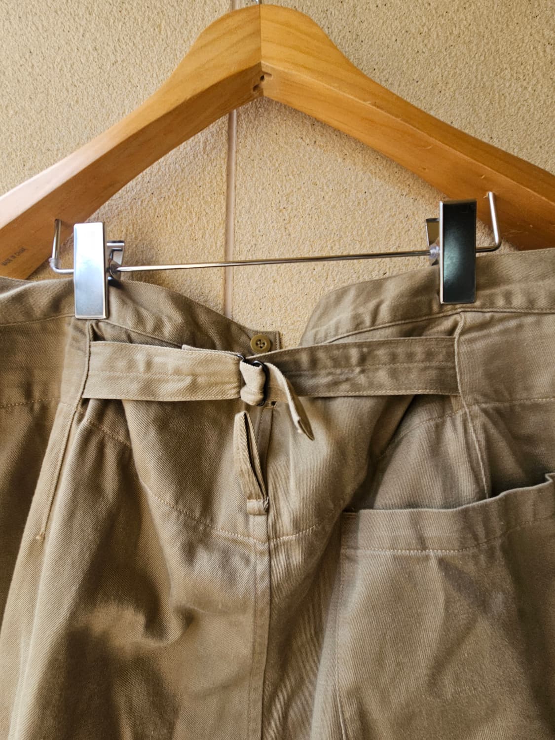 (2) 코모리 22SS 코튼 치노 오버 팬츠 상품이미지4