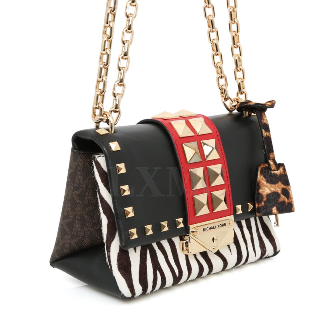 마이클코어스 씨씨 미니 체인백 레오파드 숄더 플랩백 상품이미지4