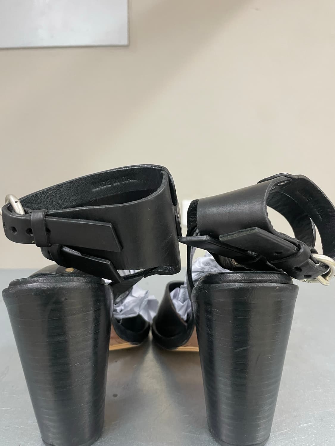 레그앤본 블랙 레더 힐 37 상품이미지9