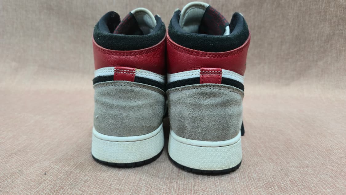 나이키 240mm- 에어 조던 1 하이 스니커즈 화이트/레드 상품이미지5