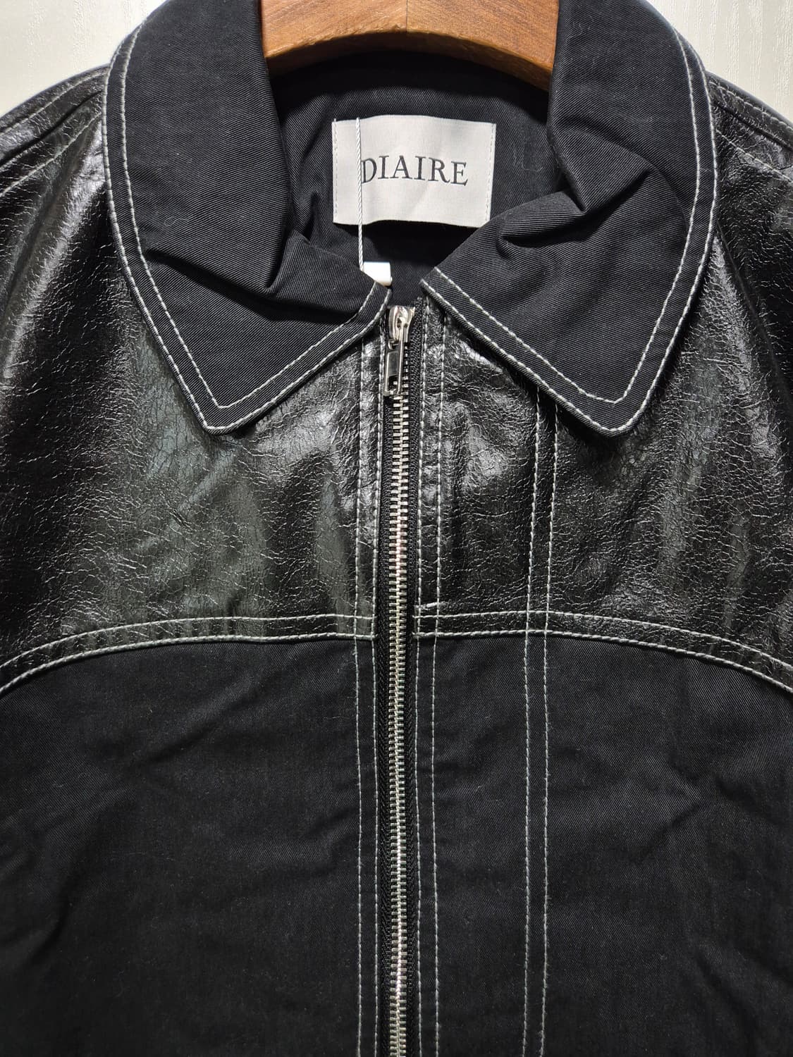 DIAIRE 블랙 배색 자켓 상품이미지2