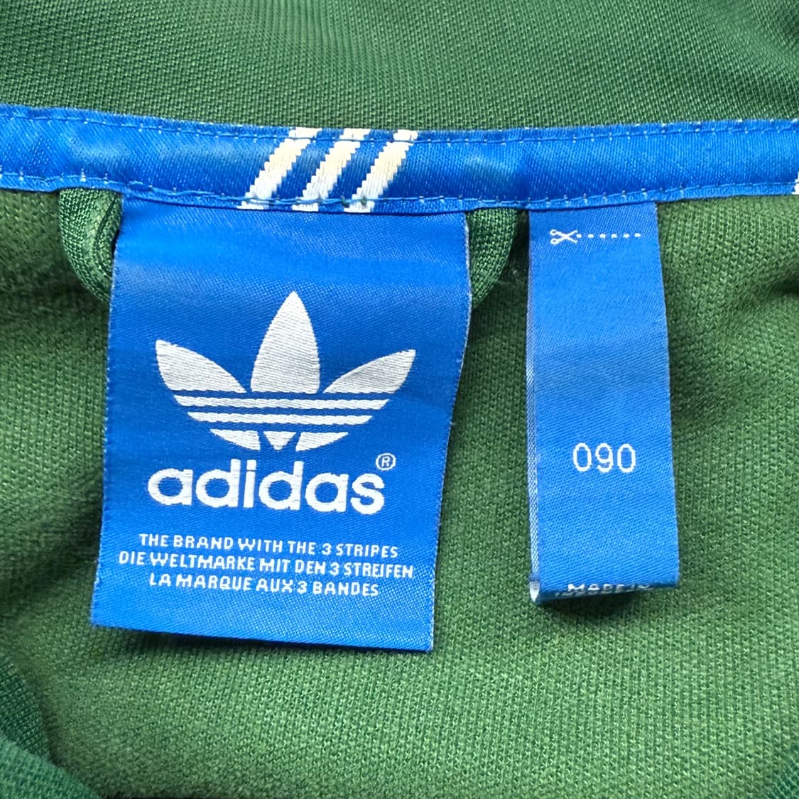 [정품/90] 아디다스 삼선 트랙탑 그린 저지 b17 상품이미지5