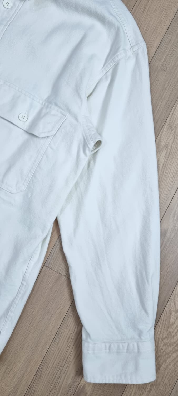 유니클로 X 르메르 프란넬 오버핏 셔츠 L _ 여성 상품이미지4