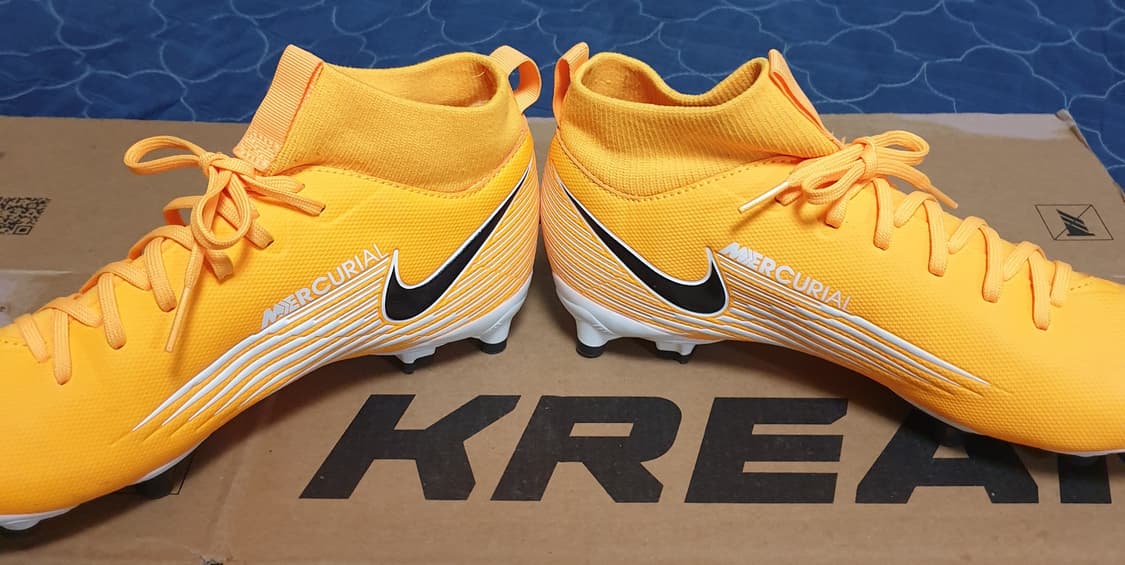 나이키 주니어 머큐리얼 슈퍼플라이 7 아카데미 FG/MG 오렌지(240) 상품이미지4