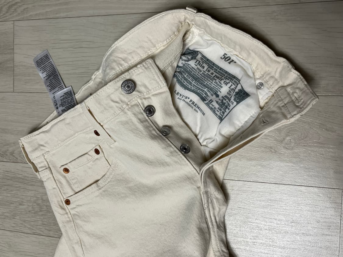 리바이스 501 아이보리 상품이미지3