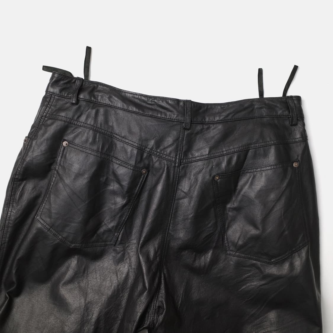 90s 유럽제 레더 팬츠 상품이미지6