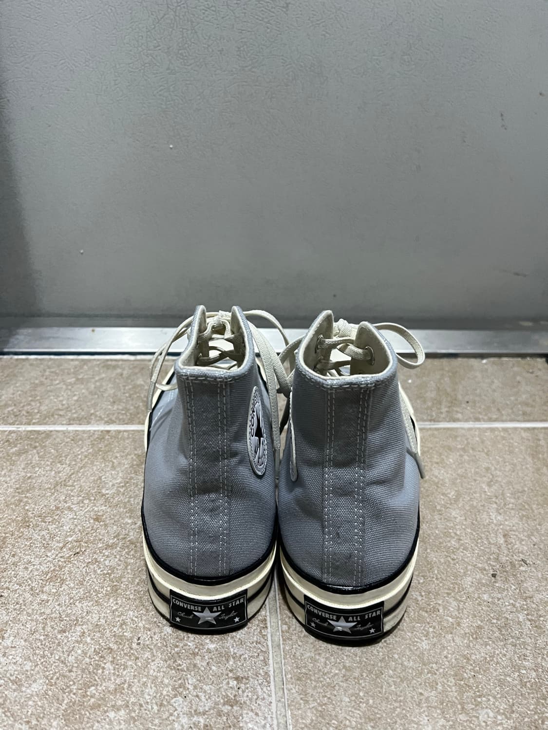 ‼️고무끈 포함) 컨버스 척 70 하이 울프그레이 245 상품이미지4