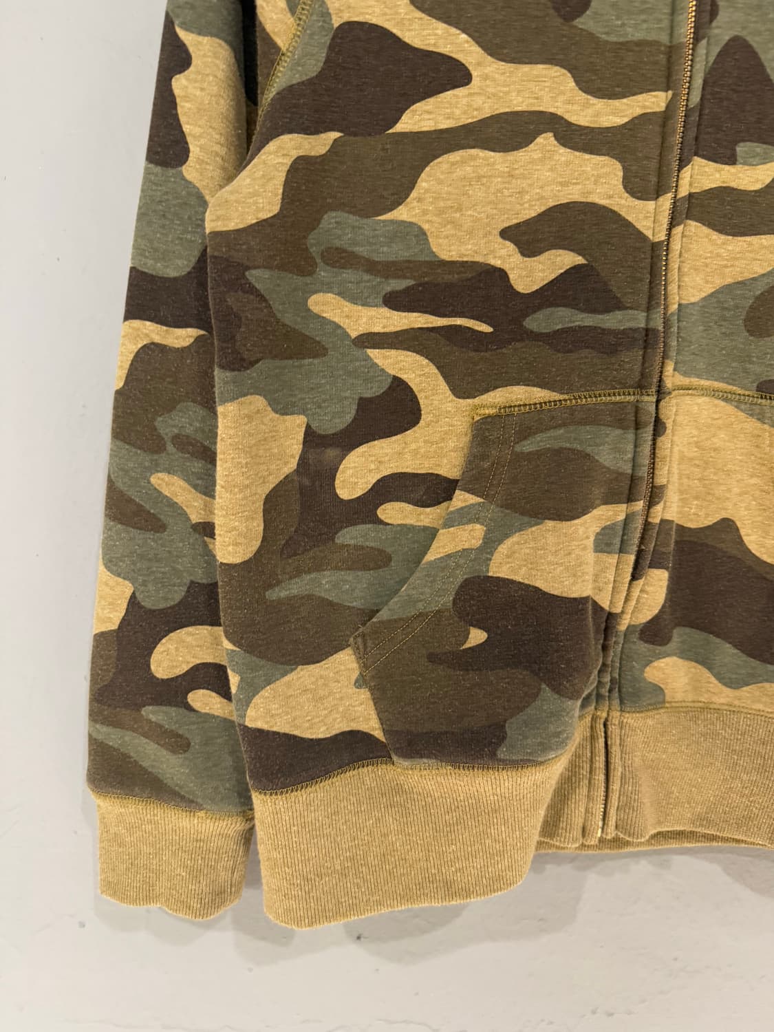 camo pattern hood zip-up 상품이미지7