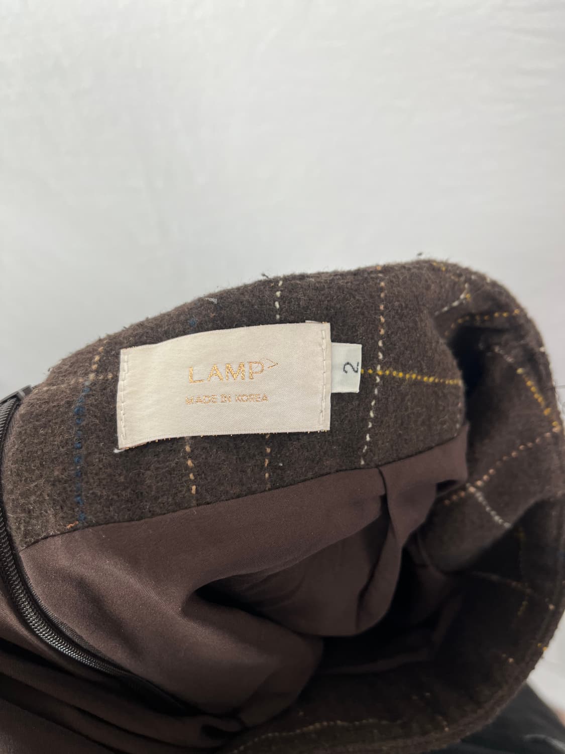 Vintage 브라운컬러 드레이핑 스커트  상품이미지6