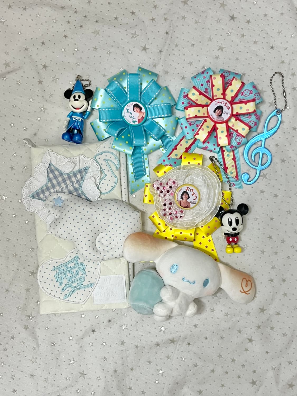 히료스에 료코 뱃지 로제트 🌀곤니찌와 상품이미지5