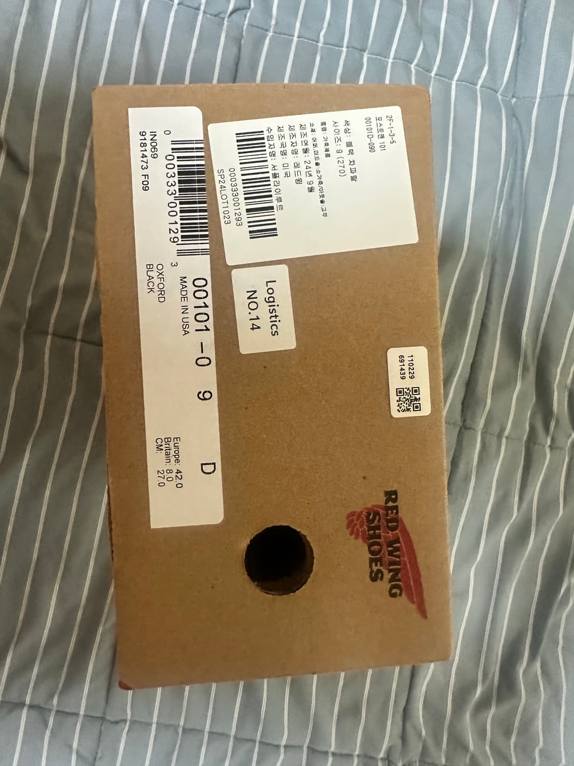 레드윙 포스트맨 270 9d 새상품 상품이미지2