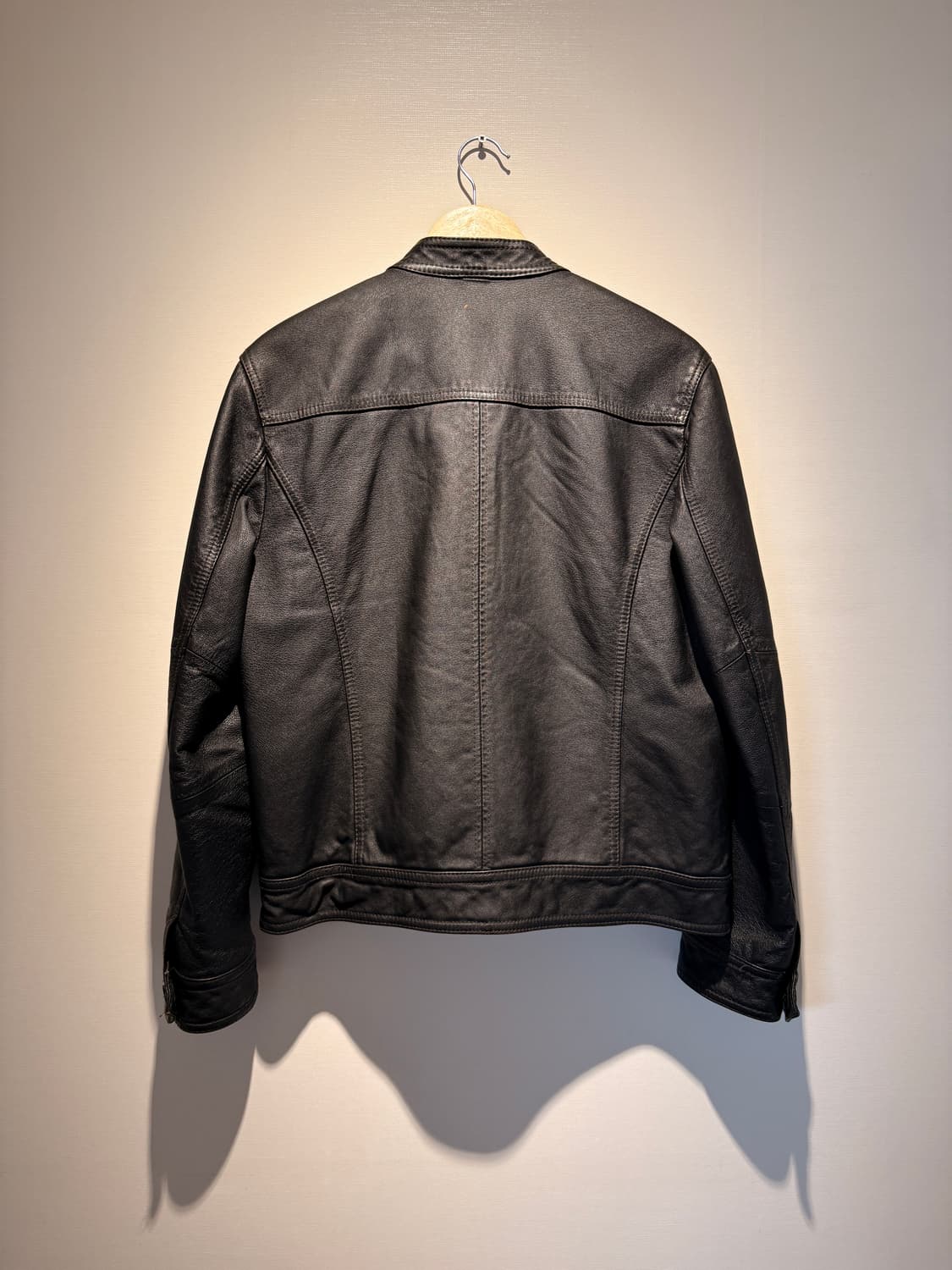 00s Leather Trucker Jacket 상품이미지4