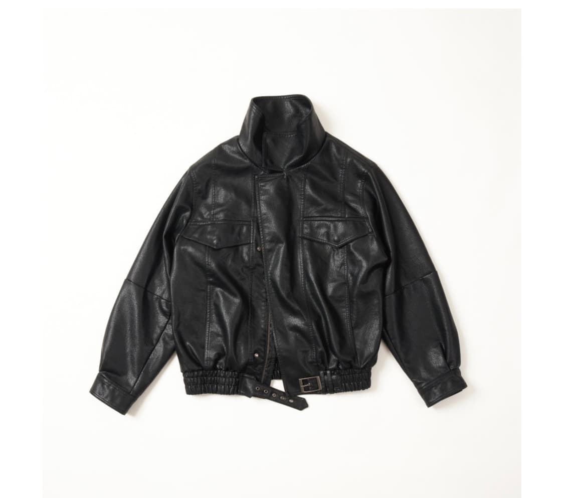 플리즈 프로젝트 비건 레더 플라이트 자켓 레더 상품이미지3