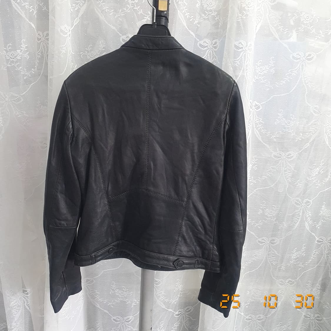 마시모두띠 양가죽자켓 eu S 블랙 상품이미지2