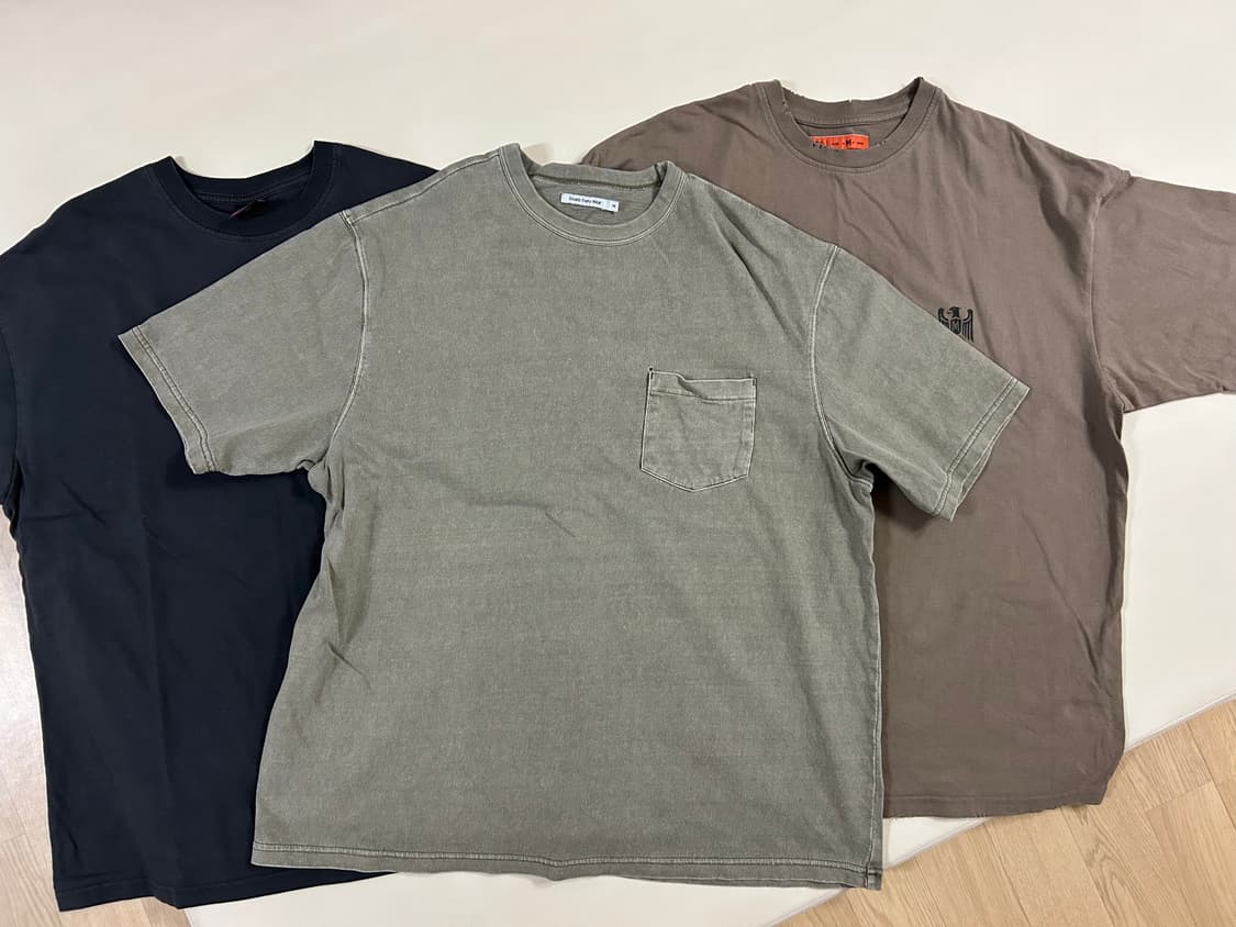 듀테로 반팔티셔츠(2장), 스테디에브리웨어 반팔(1장) 일괄 상품이미지4