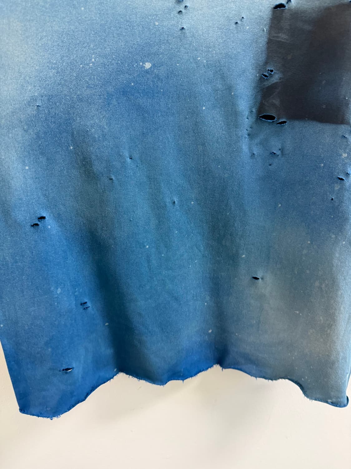 Vintage ocean blue faded distressed t 상품이미지5