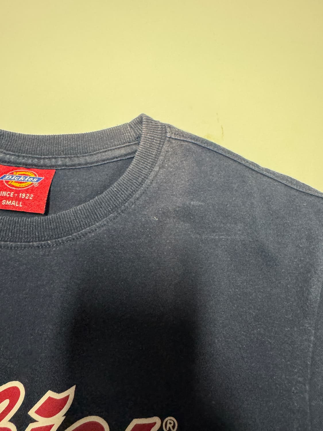 여성 디키즈 Dickies 오리지널 스펠아웃 반팔 티셔츠 S 네이비 상품이미지5