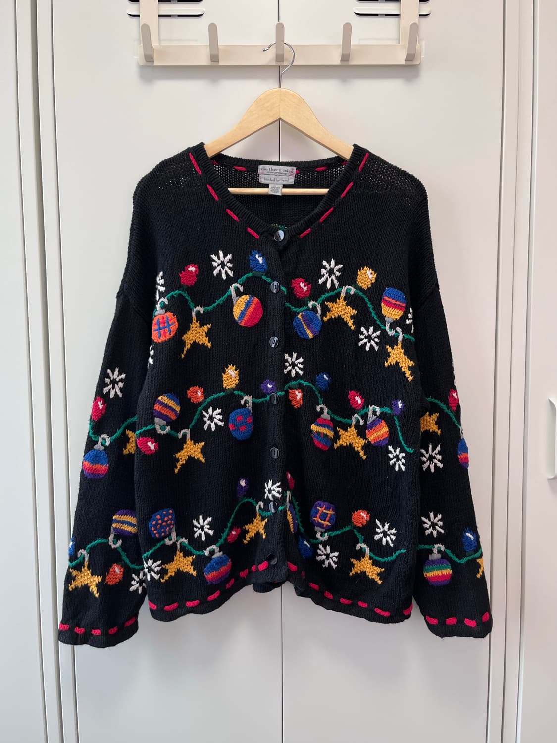 Northern isles 프리미엄 크리스마스 니트 가디건 상품이미지4