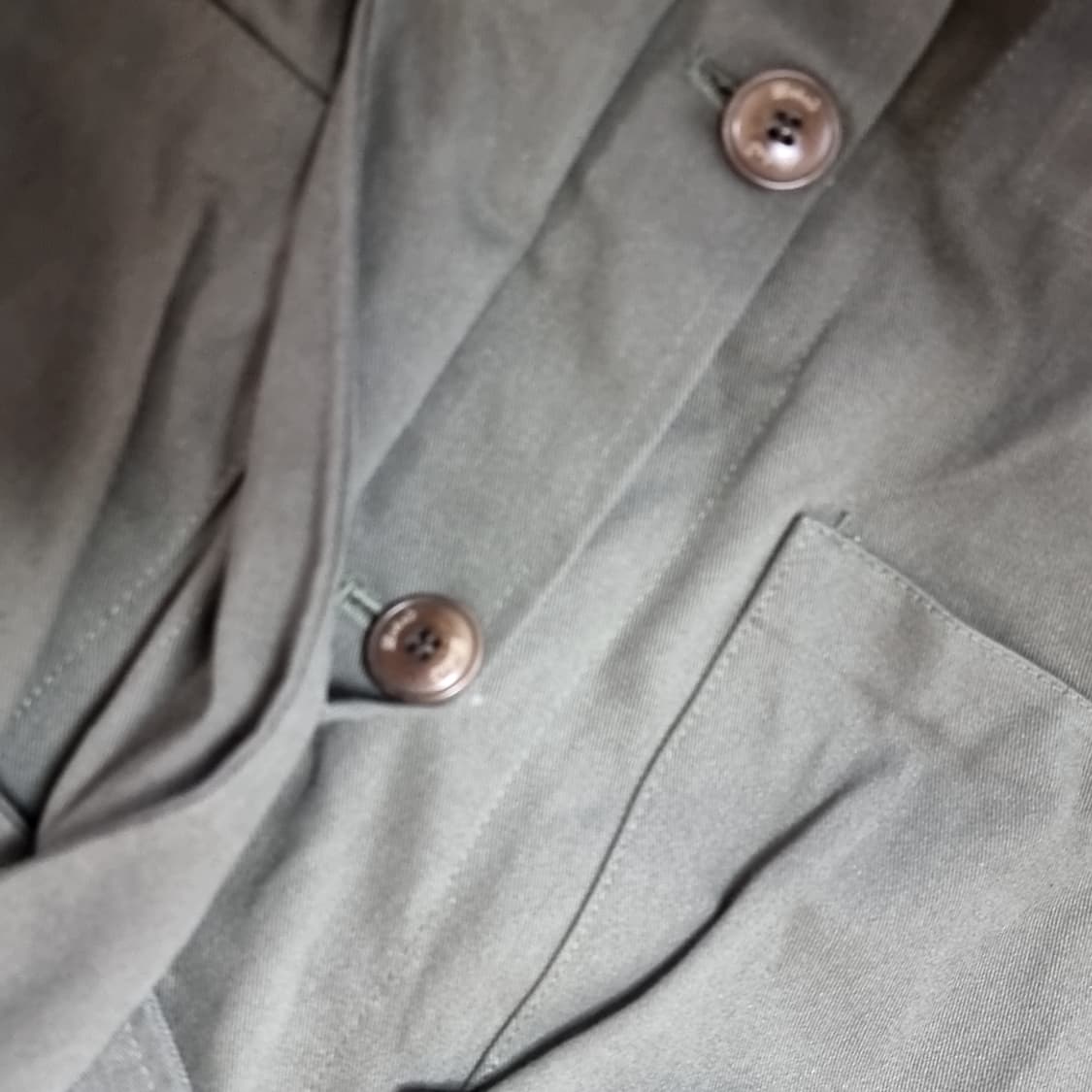 론트 밀리터리 m43 복각 카키색 야상 점퍼 자켓(105) 상품이미지9