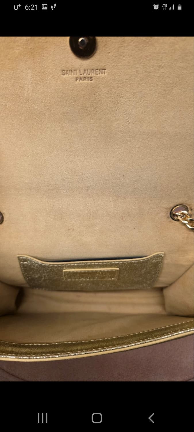 생로랑 케이트 태슬 스몰 체인백  금장 레더 상품이미지9