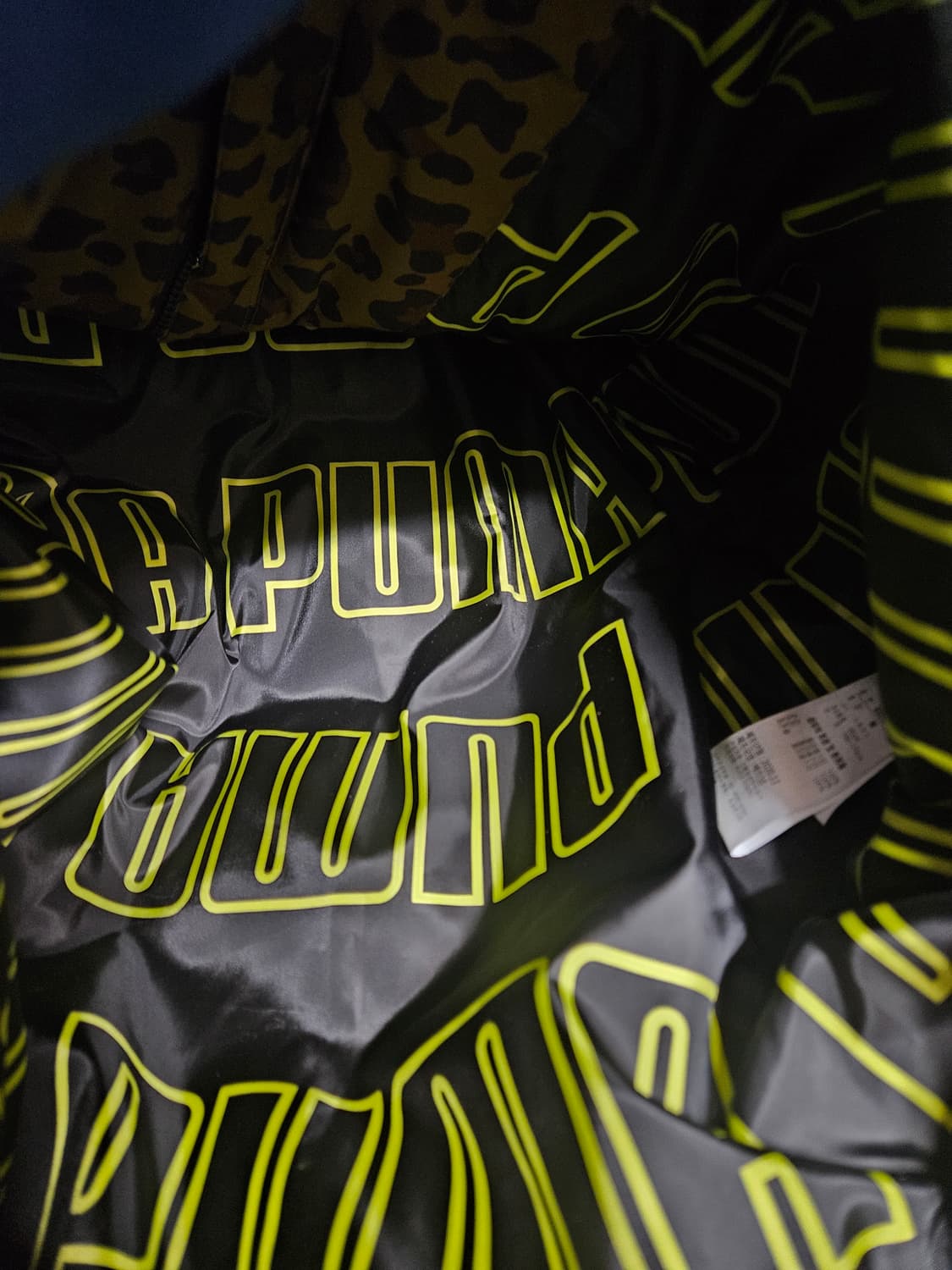 PUMA 레오파드 후드 패딩 (M) 상품이미지6