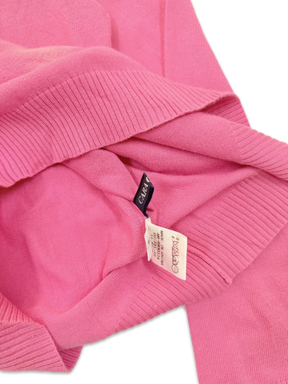 빈티지 핑크 스타 니트 상품이미지4